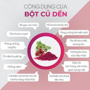 Công dụng của bột củ dền