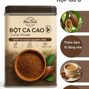 Bột Ca Cao Nguyên Chất Hena Foods 100g
