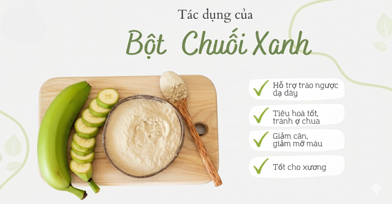 Bột Chuối Xanh Nguyên Chất Hena Foods 500g - Ảnh 6
