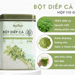 Bột Diếp Cá Nguyên Chất Hena Foods 100g