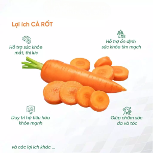 Lợi ích bột cà rốt