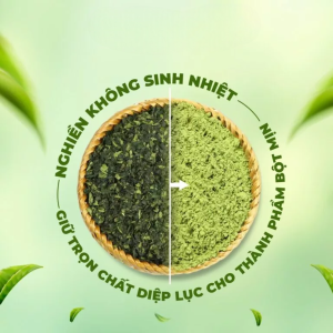Bột Matcha nguyên chất Hena Foods - Hộp 110 g