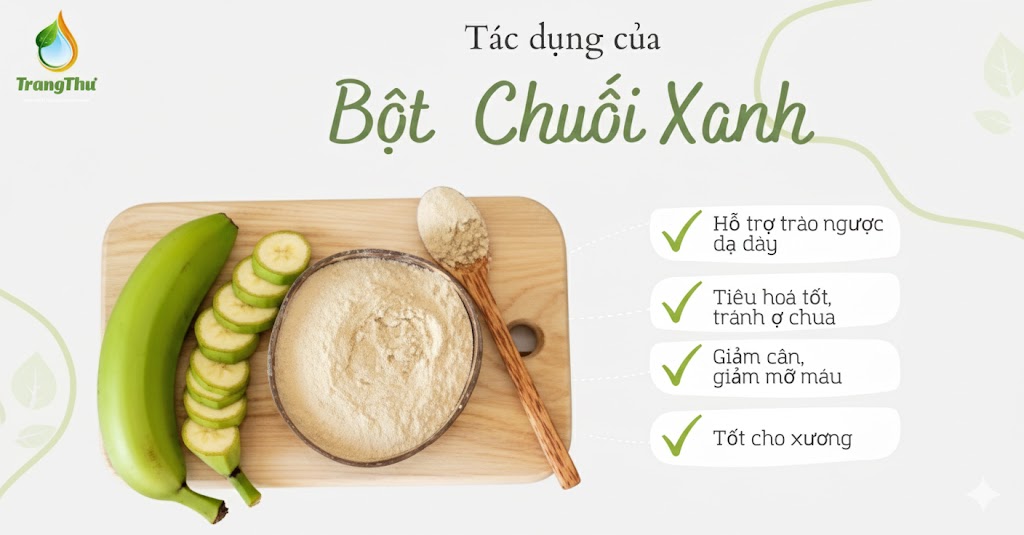 Bột Chuối Xanh Nguyên Chất Hena Foods 500g - Ảnh 2